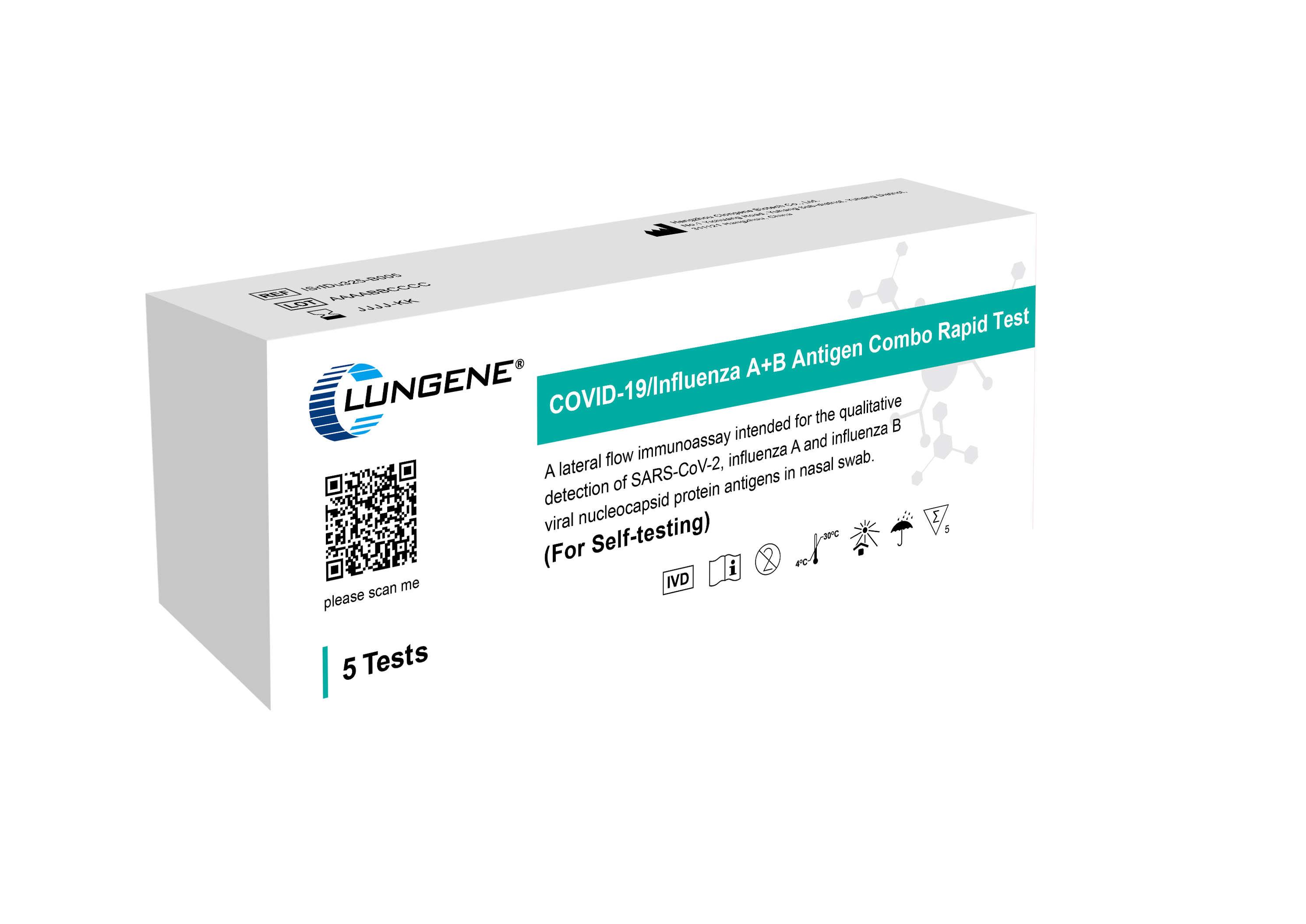 COVID-19/Influenza A+B Antigen Combo Rapid Test (For&nbsp;Self-testing)