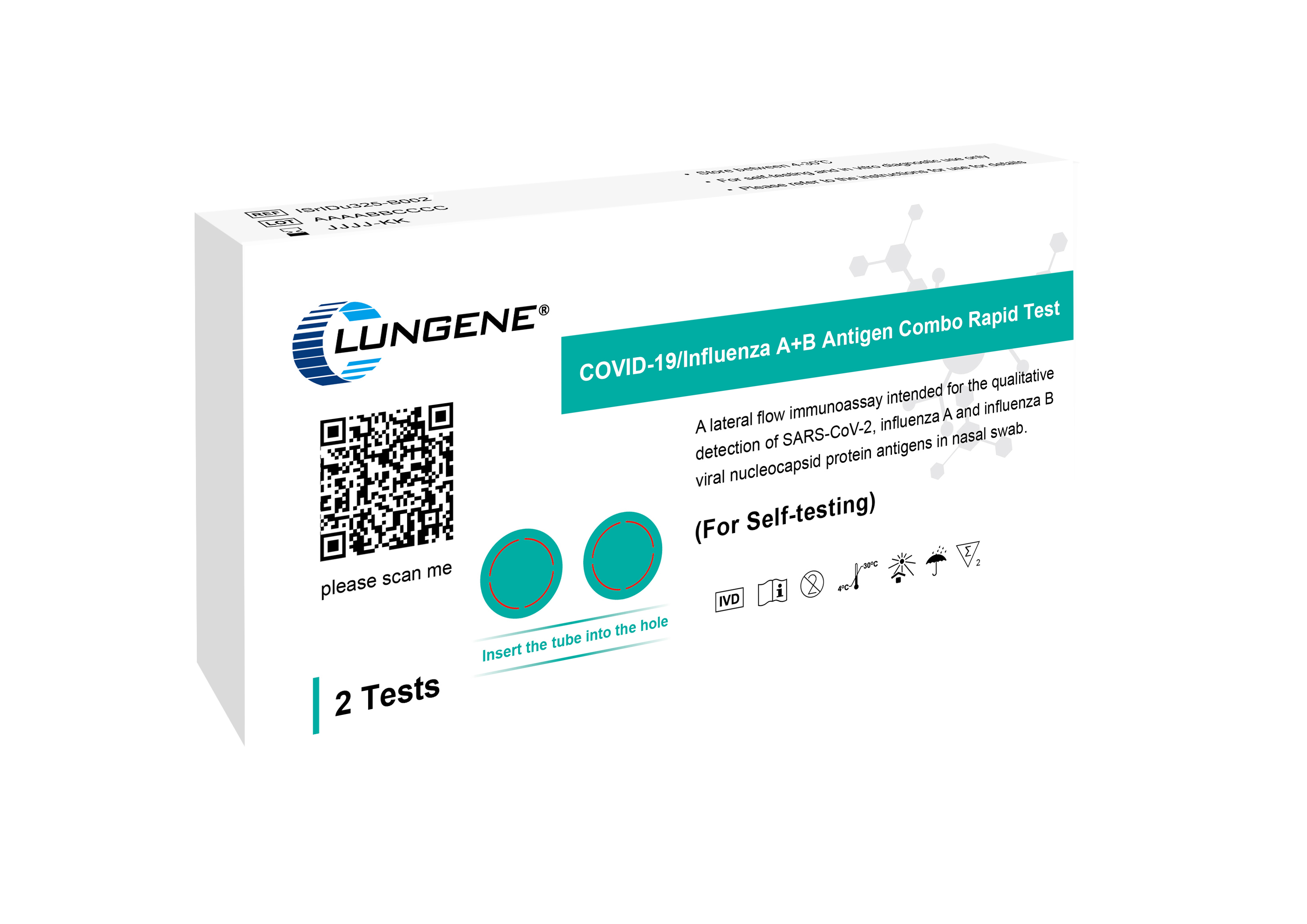 COVID-19/Influenza A+B Antigen Combo Rapid Test (For&nbsp;Self-testing)